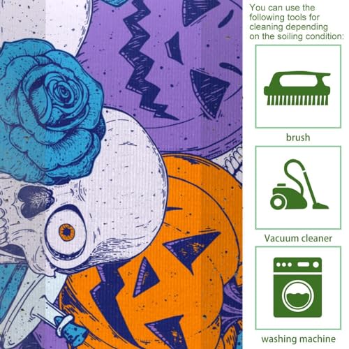 Tapis de cuisine antidérapant de qualité supérieure au style Halloween unique