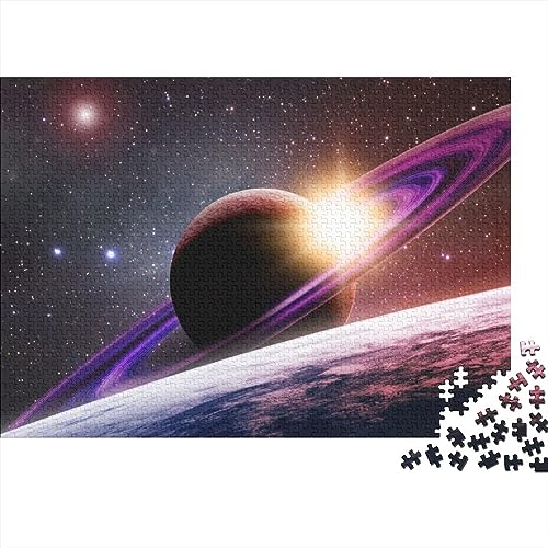 Puzzle espace interplanétaire 1000 pièces cadeau unique pour adulte