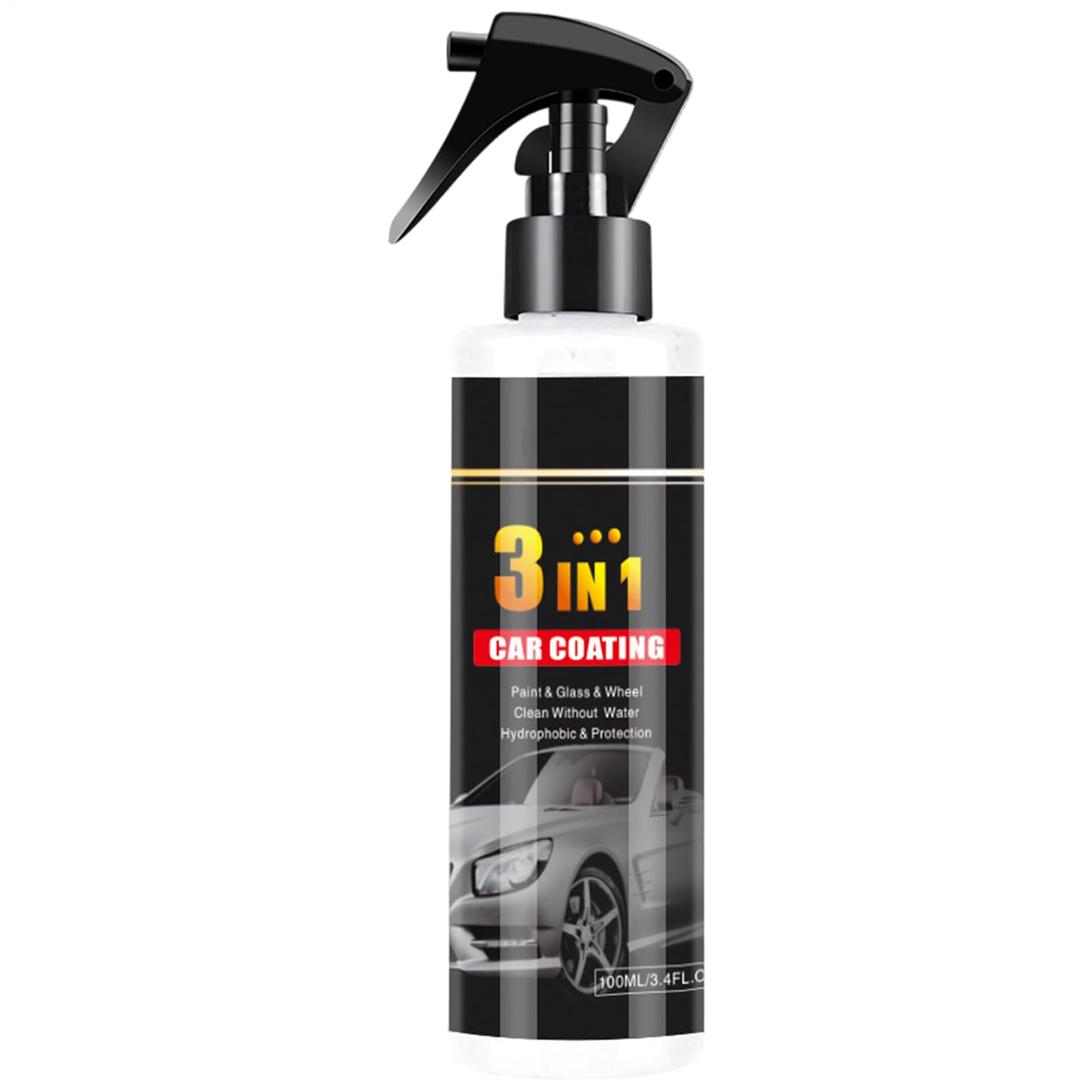 – Coating Agent Spray | Protective UV-Resistant Multifunctional Fast Liquid | Car Coating Agent | for Paint Wheels Bumpers Automotive Glass Indoor Outdoor Garage
