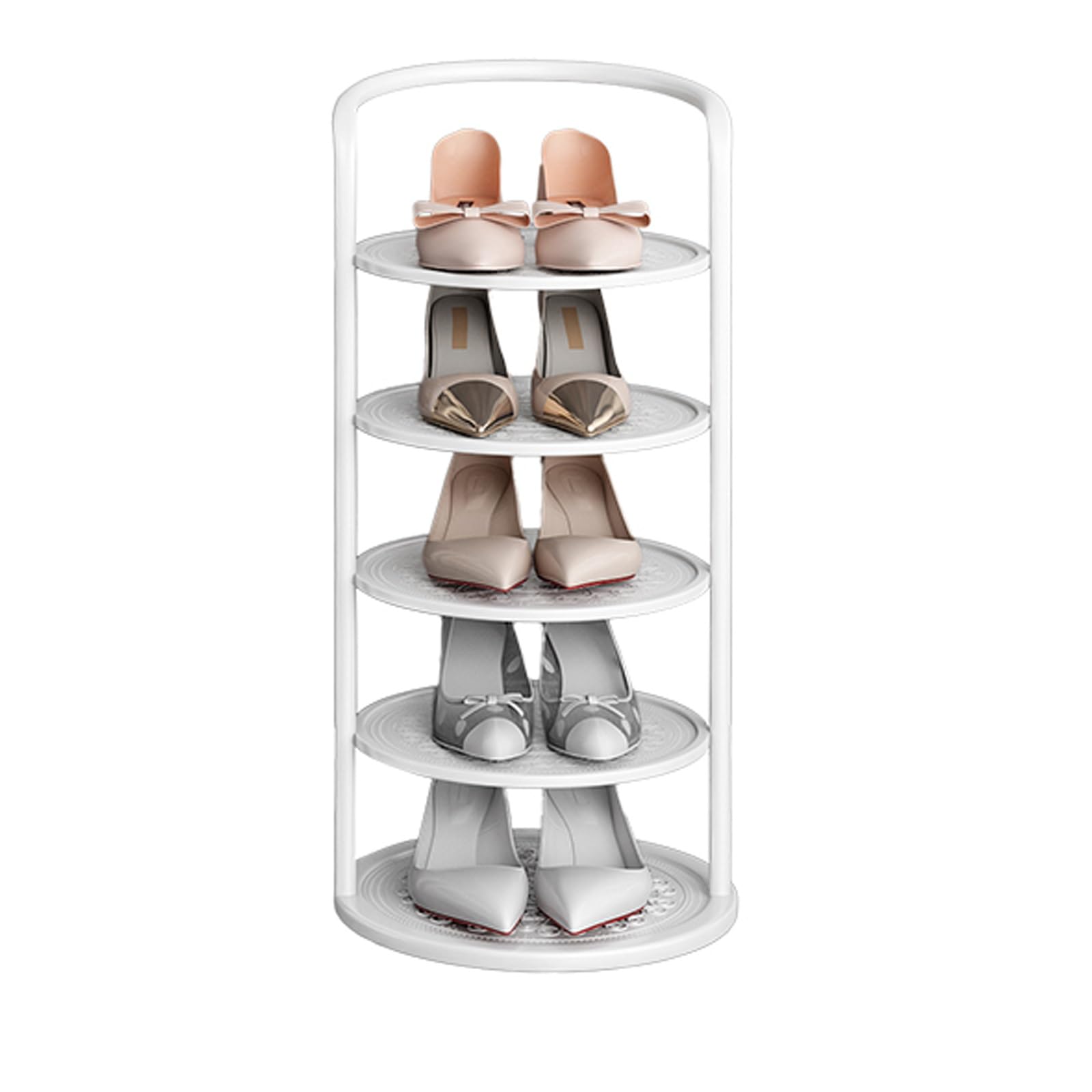 Étagère à chaussures réglable et compacte pour libérer le sol de l'entrée