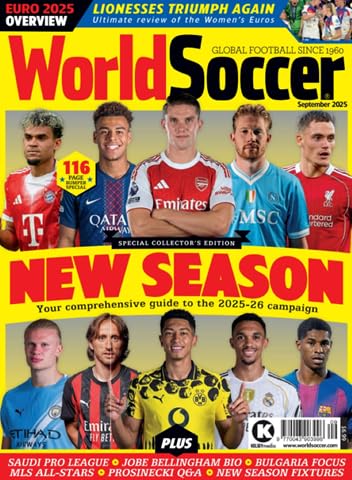 HOME ARCHIVE Tote Bag & World Soccer Magazine Sept 2025