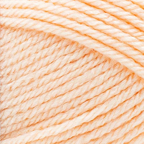 Image of Lion Brand Yarn Basic Stitch ( inchSkein Tones inch) Anti-Pilling Knitting Yarn, Yarn for Crocheting, 5-Pack, Peachy