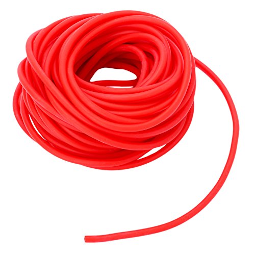 Natural Latex Rubber Tube For Slingshot Catapult Making, 32.8Ft/10M-1.6X3.2Mm, Red Rubber Hose Accessories For Making Professional Hunting Catapult Or Slingshot For Competition #TOP27