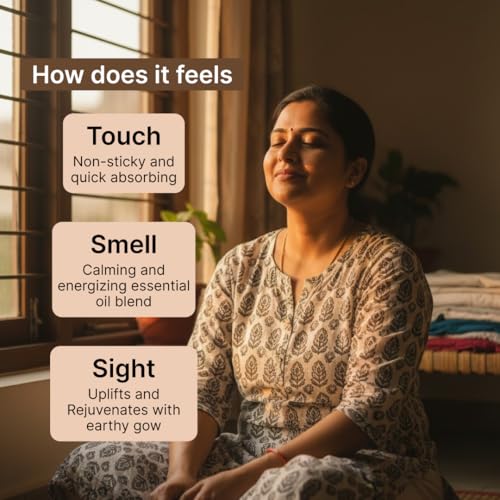 Image of Arezou Uplift Therapy Blend: Natural Stress Relief & Mood Enhancer | Therapeutic Essential Oil blend of Cedarwood, Lavender & Bergamot for Energy & Vitality | Small Batch, Ayush Certified Aromatherapy Ritual for Women & Men-2ml