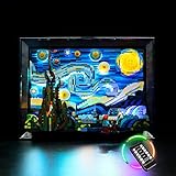 BrickBling Light Kit Compatible with Lego 21333 Vincent Van Gogh - The Starry Night (Bricks Not Included), DIY Lighting Compatible with Lego Starry Night Remote Control Version