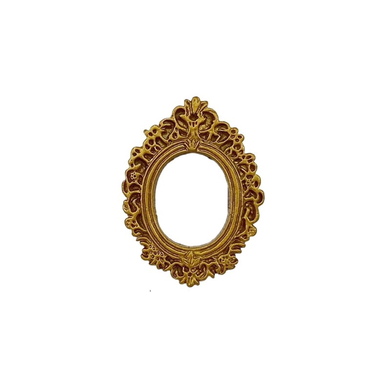 10PCS Retro Oval Photo Frame DIY Flatback Resin(Color 5)