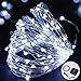 Produktbild Sunboia Solar Lichterkette,100 LED Solar Lichterkette Weihnachten,Solar Silberdraht Lichterketten,Garten Außen,LED Lichterkette für Party,Weihnachten,Halloween,Fest Deko usw-weiß