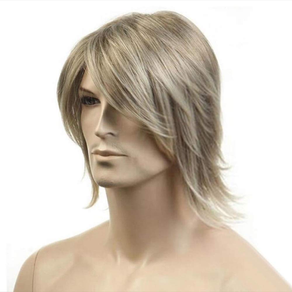 Perruque de cosplay homme 42 cm parfaite pour vos festivals et conventions