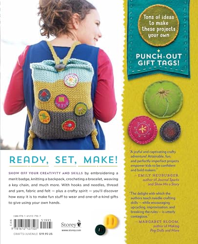 Stitch Camp: 18 Crafty Projects for Kids & Tweens – Learn 6 All-Time Favorite Skills: Sew, Knit, Crochet, Felt, Embroider & Weave image 4