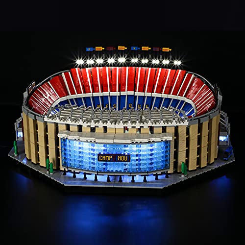 BRIKSMAX Kit de iluminación LED para Lego Creator Camp NOU – FC Barcelona - Compatible con Lego 10284 Building Blocks Model- No incluir el Conjunto de Lego