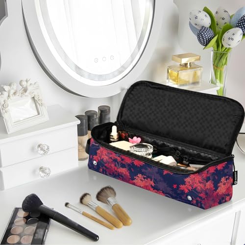 Organizador de Herramientas para Cabello 2 en 1 Red and Black Tree, Alfombrilla Resistente al Calor, Gran Capacidad para Planchas, Rizadores y Secador miniatura 6