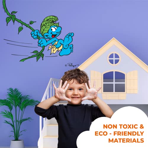 Vinilo decorativo The Smurfs para habitación infantil 50x53 cm miniatura 6