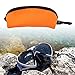 equlup Diving Goggle Storage Bag, Portable Dustproof Fall Diving Goggle Storage Bag Resistant Neoprene Gadgets Gear Pouch for Sunglasses Glasses (Orange)