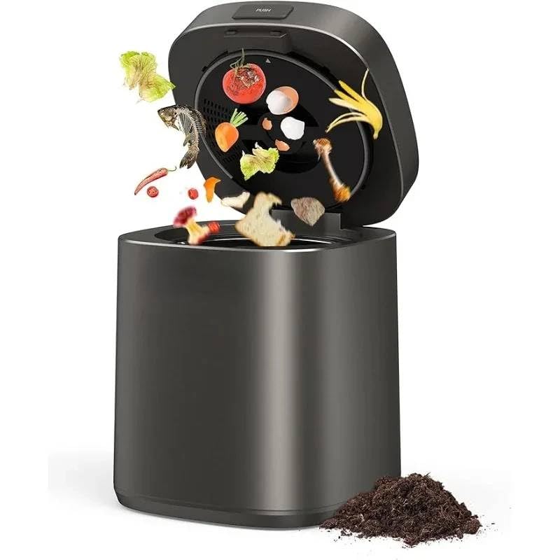 Image of CARTNOVA‚Electric Food Composter for Kitchen Countertop: Eco-Friendly, Sustainable & Odorless Indoor Composting Solution