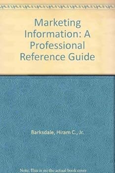 Hardcover Marketing Information: A Professional Reference Guide Book