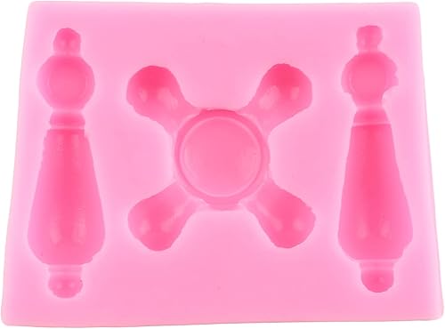 Miniatura 7 de ZiXiang Steampunk - Moldes de silicona para fondant, moldes de silicona para mango de grifo, moldes de chocolate para decoración de pasteles,