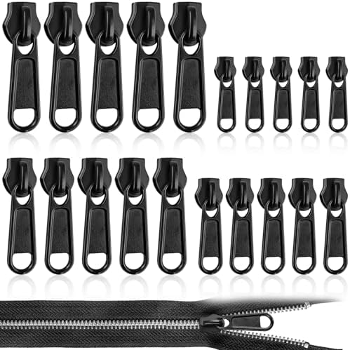 Schieber für Reißverschluss Meterware Spirale 6mm weiß, 0,59