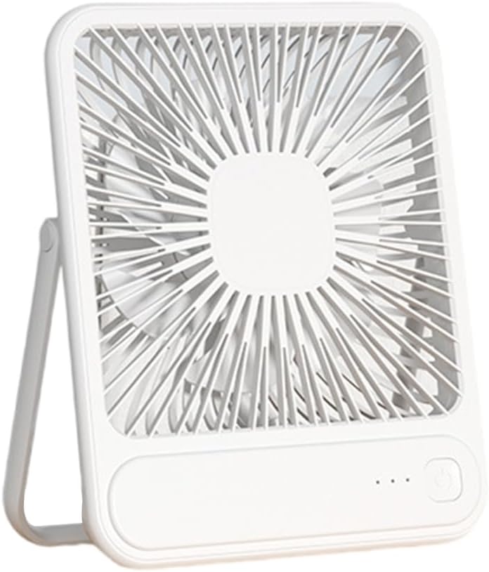 Portable USB Charging Small Desk Fan with 3 Speed Setting Portable Bedside Fan