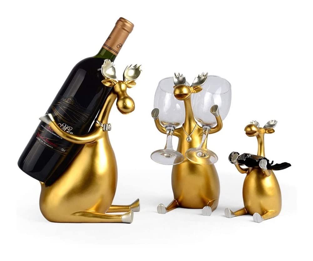 Porte-Bouteille de vin de style statuette pour armoire haut de gamme