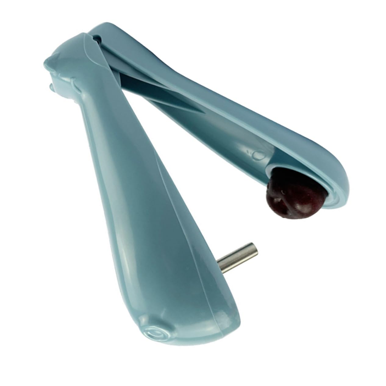 Cabilock Cartoon Hippo Cherry Core Remover Corer Tool for Jujube Removal Compact Kitchen Gadget for Home Use Random Color