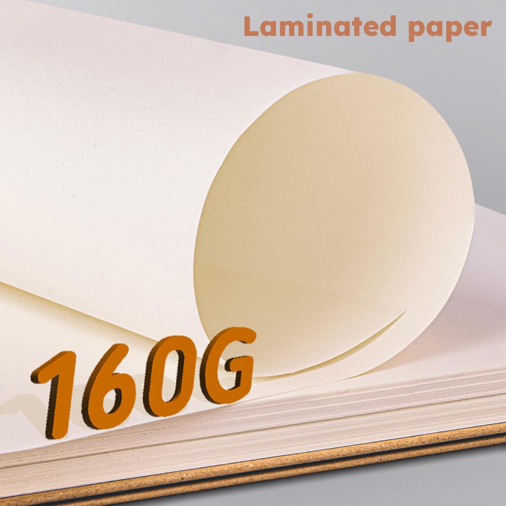 2 Pcs A5 Sketch Books, 160gsm Spiral Bound Drawing Pad Sketch Paper Art Supplie - Image 3