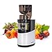 Bio Chef Atlas Whole Slow Juicer Pro – Extractor de zumos, 350W, 40 RPM, Licuadora Prensado en Frío. Garantía de por Vida en el Motor. (Blanco)