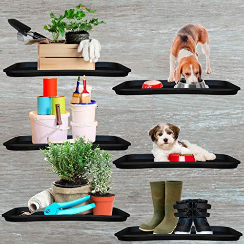 Jobsite Heavy Duty Boot Tray, Multi-Purpose For Shoes, Pets, Garden - 15 X 28 Inch - 2 Trays #TOP1
