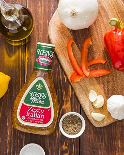 Ken's Steak House Steak House Zesty Italian Dressing, 16OZ - Thumbnail 5