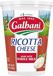 Original Ricotta Cheese by Galbani whole milk, 3 lbs.