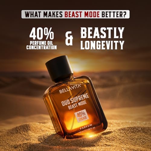 Image of BELLAVITA Oud Supreme 50ml Parfum | Beast Mode | Perfume for Man | 40% Oil Concentration | Oud & Floral Scent | Premium Perfume for Men