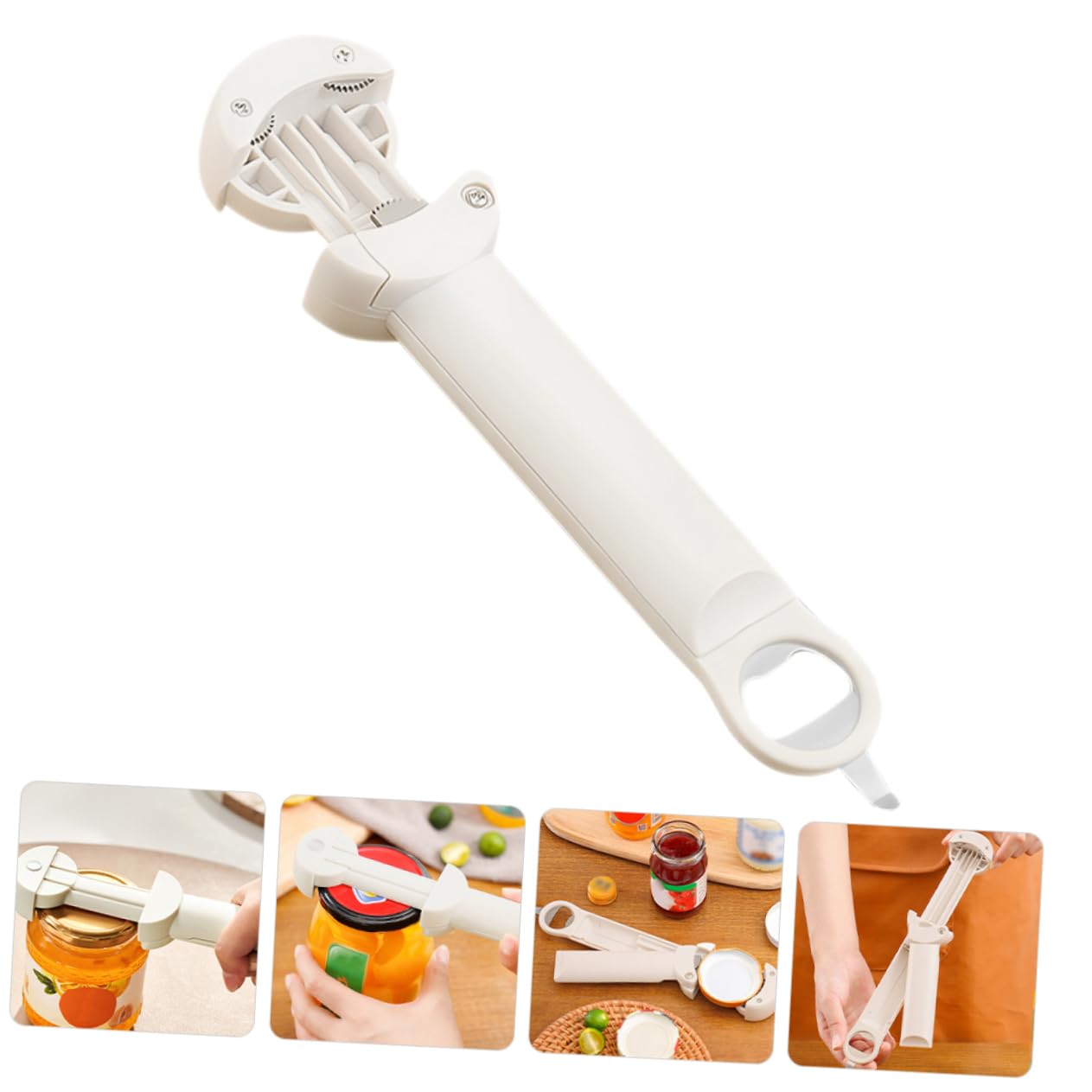 Cabilock 5 Abrelatas Multifuncional Abridor De Botellas Abridor De Botellas Abridor De Tapas Ayudante De Cocina Conveniente Abridor De Tapas Abridor De Tapas Compacto Abrelatas Manuales