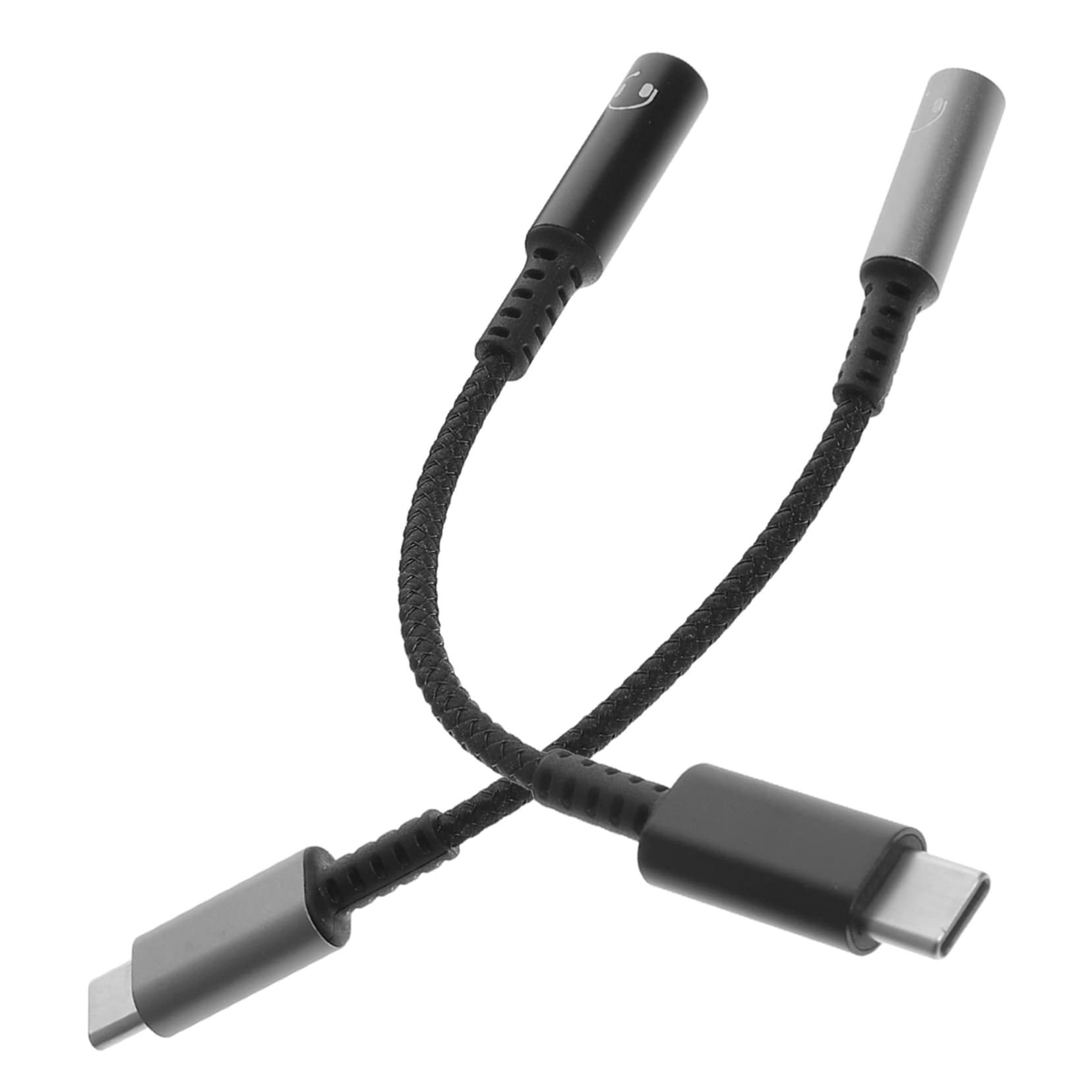 DOITOOL 6stücke Type-c Zu Audioadapter Kabel Für Kopfhörer Praktischer Für Handy Und Tablet Unterstützt Sprachsteuerung Und Musikwiedergabe Schwarz