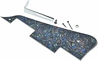 Vista 34 de KAISH Golpeador de guitarra Abalone Pearl LP con soporte negro para Epiphone Les Paul