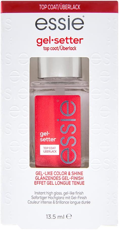 Nail Care, 8-Free Vegan, Gel Setter Top Coat, gel-like finish nail polish, 0.46 fl oz