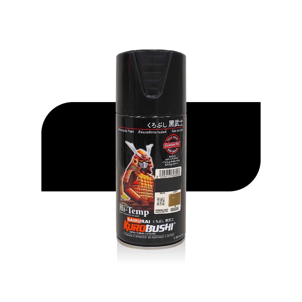 Samurai Exhaust Pipe H2 Hi-Temp Silver 600°C Heat Resistant Spray Paint- Automotive,Motorcycle,DIY