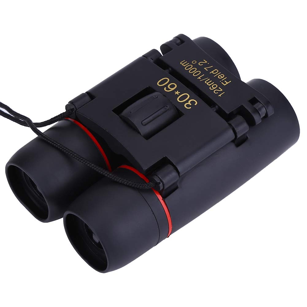 Binoculars for Adults, 30 x 60 Portable Lightweight Metal Dual focuseding Binoculars with Bag Lanyard for Opera Concert, Travel, Hiking, Bird Watching, Observing Outdoor Scenery, Hunting, Climbing