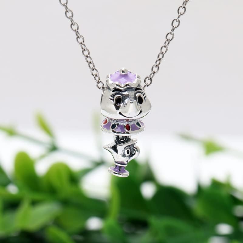 Vista 8 de Ouroyea Charm 925 Sterling Silver Pendant,Girl Jewelry Beads Gifts for Women Bracelet&Necklace