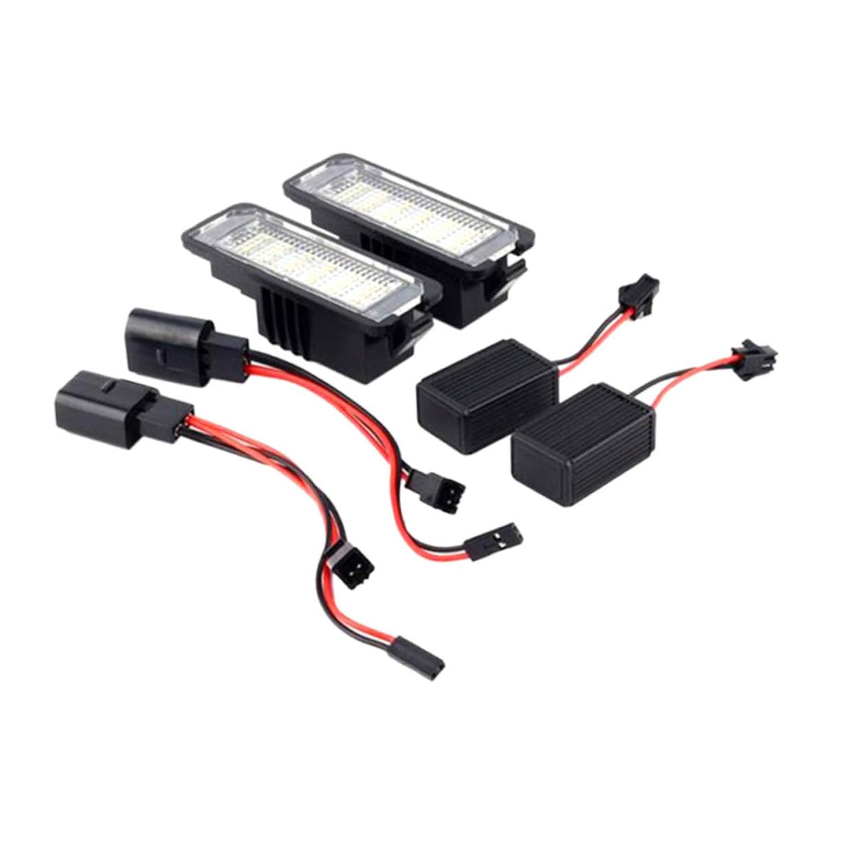 Kit 6 LED plaque immatriculation voiture éclairage extérieur pour Golf - 8