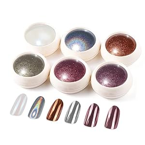 Bishengyf EU3-A133 Proszek do Paznokci 6 szt.