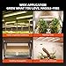 Spider Farmer 1FT LED Grow Lights for Indoor Plants,Light Strips for Shelves,Full Spectrum IP65 Waterproof Supplemental Light Bars for Grow Tent Indoor Greenhouse Plant Seedling Veg Flower,4-Pack