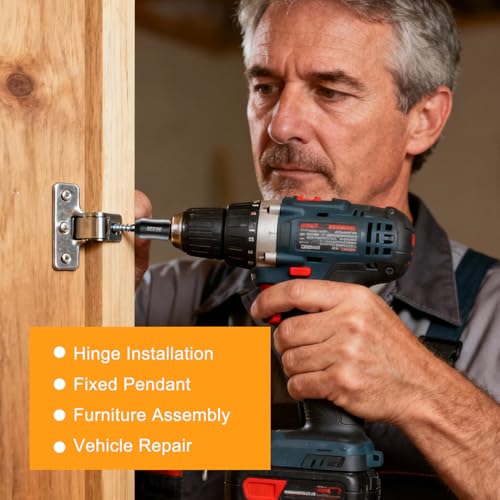 Image of SEESE Strong Magnetic Screw Ring: 1 /4 Inch / 6.35 mm Universal Magnetic Screw Holder - Removable Magnetic Screwdriver Drill Bit Holder for Hex Screwdriver and Power Bits(2 Pcs)