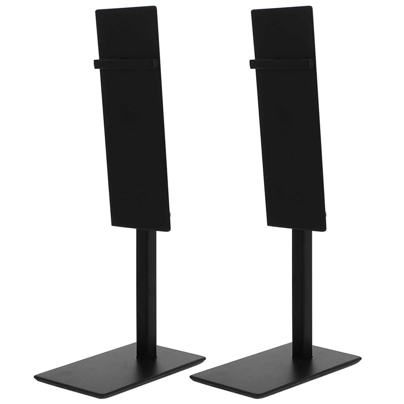 Zapatero de acero inoxidable SHOWERORO negro ajustable de 2 piezas