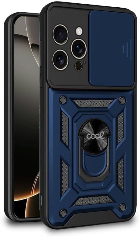 Cool Case for iPhone 16 Pro Hard Ring Navy