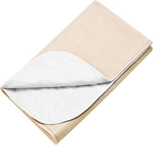 Almohadilla reutilizable para cama lavable a máquina y secadora, impermeable, extra absorbente, cuidado personal y hospitalario clasificado debajo