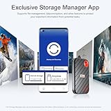 Netac ZX20 II 512GB Portable SSD 512GB NVMe SSD External Hard Drive,USB 3.2 Gen 2×2,Read speeds up to 2000MB/s, external Solid State Drives (Magnetic Design,Shock and Drop Resistant) - Image 8