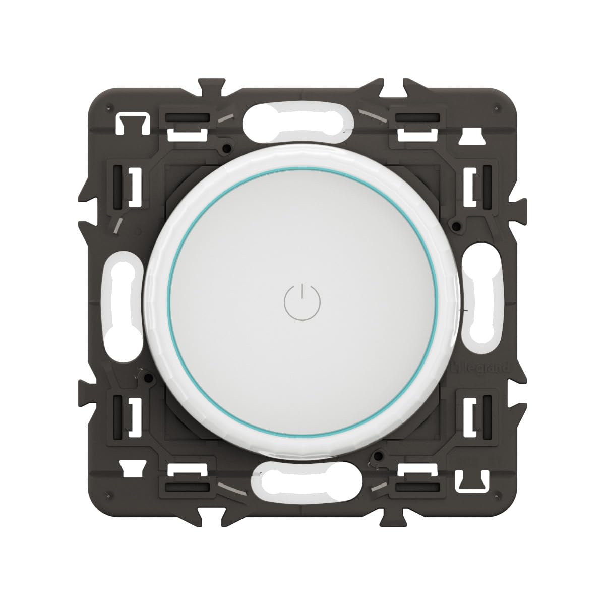 LEGRAND - Interrupteur Variateur rotatif - toutes lampes dimmables jusqu'à 200W - Commande d'Eclairage Complète - Prêt à Installer - Blanc