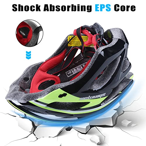 Bike Helmet Men Women, Shinmax Bicycle Helmet With Rear Light And Detachable Sun Visor Backpack,Lightweight Mountain Bike Helmet Size Adjustable Cycling Helmet For Adults Youth Road Bike Helmet #TOP7