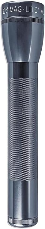 Mag Instrument Lite ML25LT LED 3-Cell C Flashlight, Gray (ML25LT-S3096)