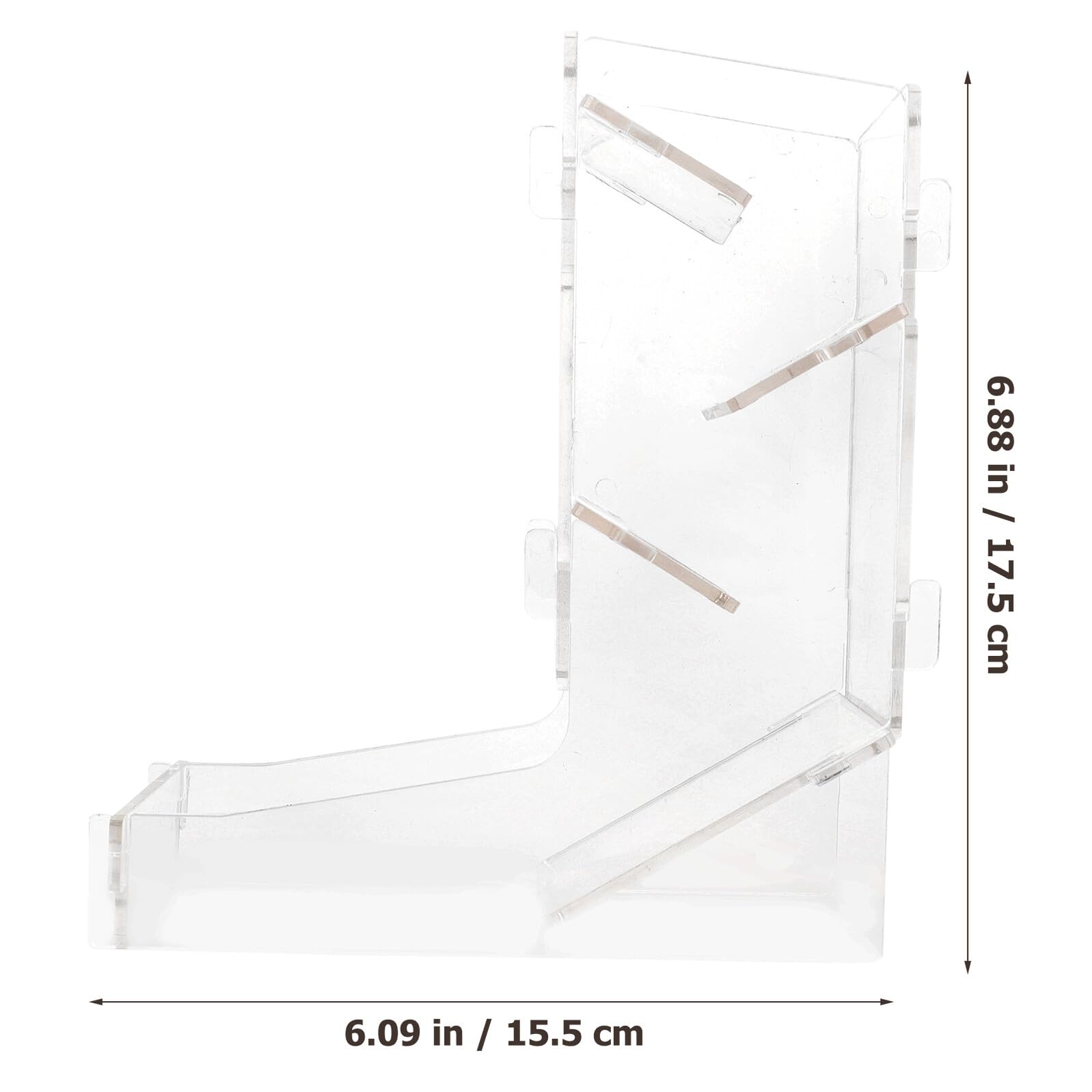 Tour à Dés Transparente Accessoire de Jeu de Rôle en Acrylique sur Plateau