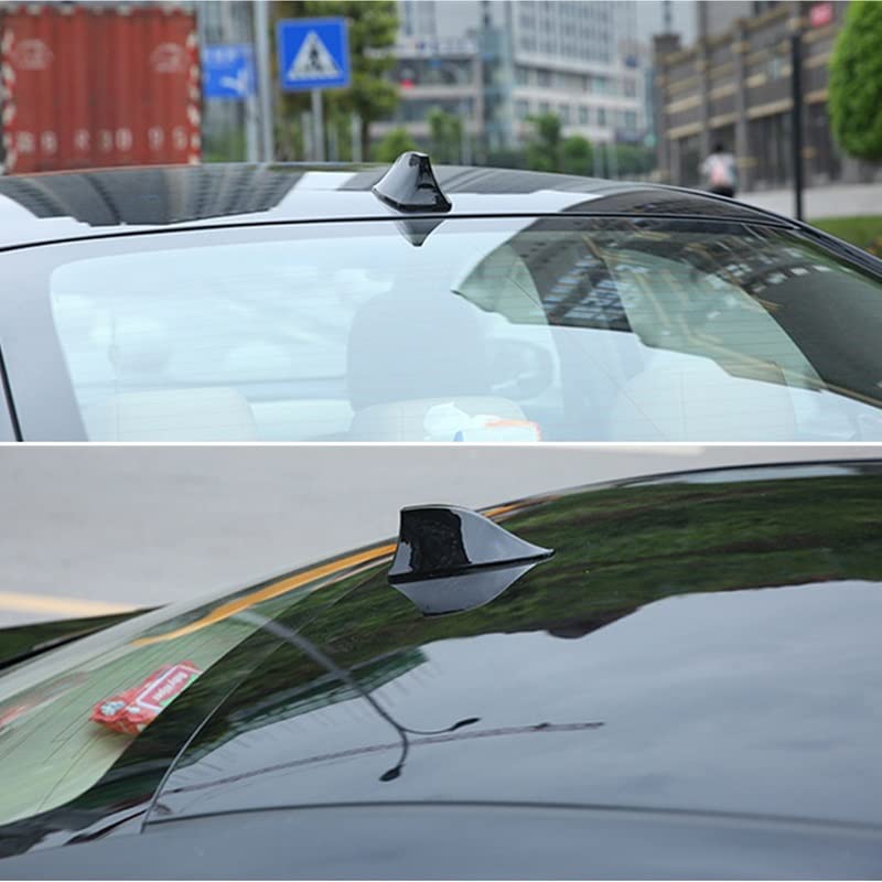 Samochodowa tkanina Fin Antena Fin Ulepszony sygnał Uniwersalny Auto Dach FM/Am Air Replacement Radio/Fit for/Fit for Hon.DA/FIT for/Fit for ETC (Silver)